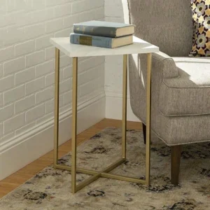 Alvis Cross Legs End Table