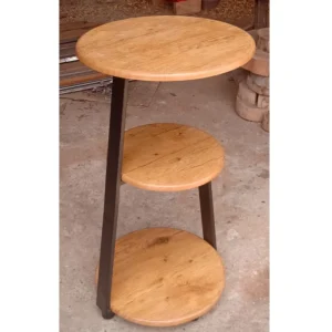 Rivet 3 Tier End Table