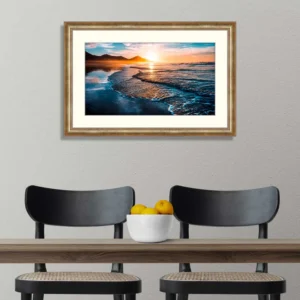 Amazing beach sunset
