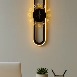 Vertical & Horizontal 2 in 1 clock
