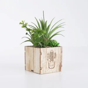 Wooden LED Pot & Planter