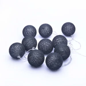 Hanging Ball Lights Black & White