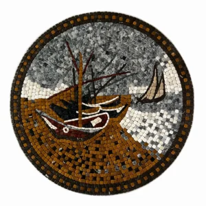 BOAT IN RED RIVER (24" INCHES)