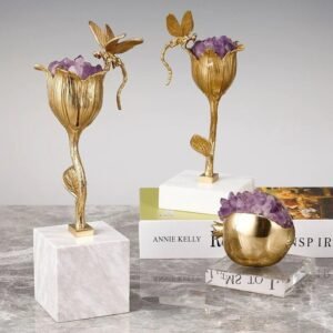 Golden Flower Ornament