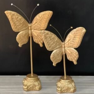 Gold Butterfly Wings 2 Pcs Set