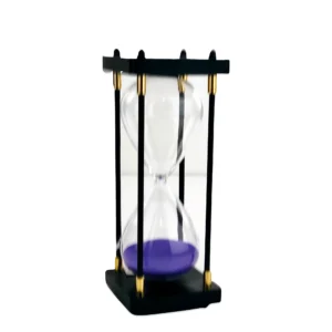 Square Wooden Hours Glass - Sand