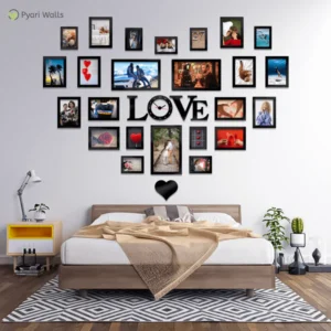 Love Photo Frames Clock-DIY