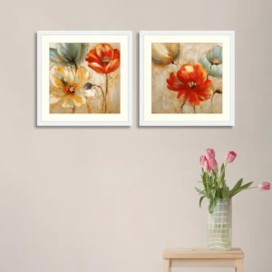 Pair of Floral Art 2