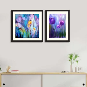 Pair of Floral Art 4