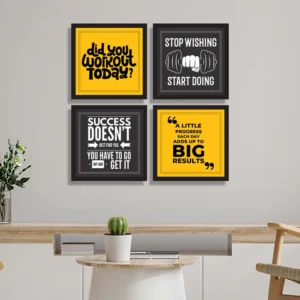 Set of 4 Motivational Quotes