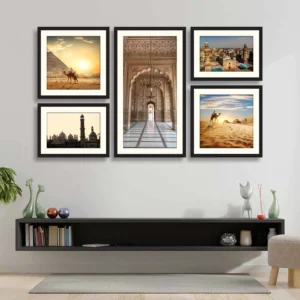 Set-of-5-Historical Places Frame