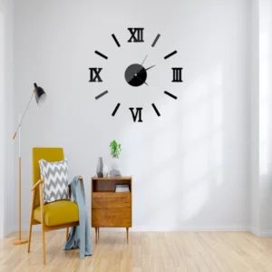 Acrylic Wall Clock(Roman Strips)