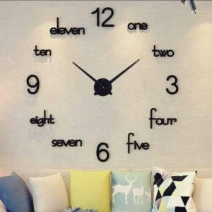 Acrylic Clock with 12 inch Needles