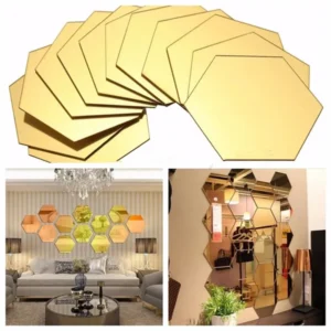Acrylic Hexagon Mirror