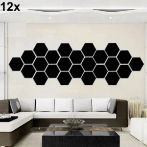 12x Acrylic Hexagon