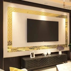 Building Acrylic Border Mirror
