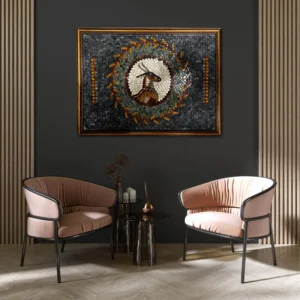 Markhor Rectangle Stoned Wall Mosaics