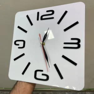 Acrylic luxury style wall clock