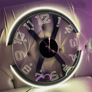 Neon X Clock Ambient Light