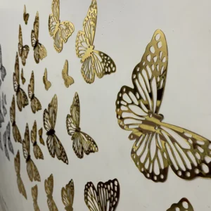 Mirror butterflies set for Wall Decor