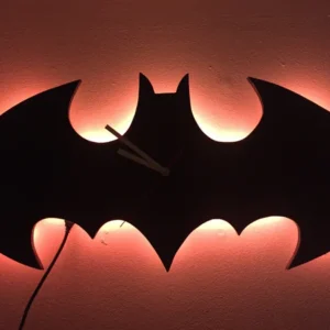 Bat-Man Clock (Rope Light)