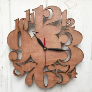 Creative Digits Wall Clock