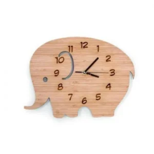 Cute Elephant Shaped Clock