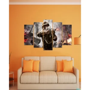 5 Pieces set Canvas Digitally Printed