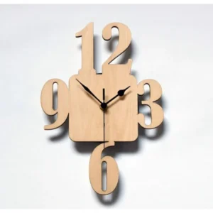 Modern Digits Wall Clock