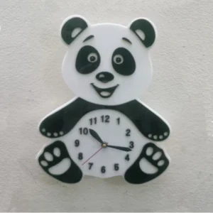 Panda Wall Clock Acrylic