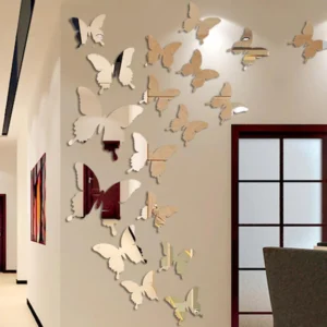 3D Mirror Butterfly (Set of 12)
